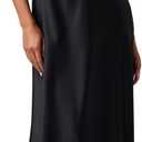 Lulus Women's Ada Satin Maxi Dress, XS