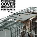 Humane Way Sentinel 32 Inch Live Animal Trap - No Assembly Required - Safe Medium Traps for All Animals - Raccoons, Cats, Groundhogs, Opossums - 32" L x 10.5" W x 12.5" H