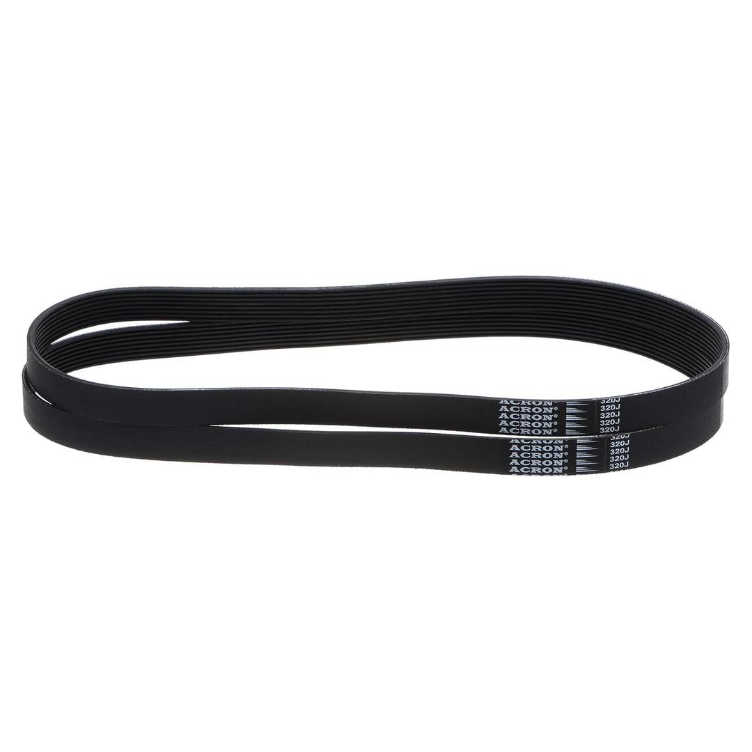 uxcell 320J8 PJ V-Ribbed Belt 8 Ribs 32" Length x 0.74" Width x 0.14" Thick, EPDM Poly V Belt, Industrial Transmission Serpentine Belt, 2pcs