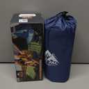 FUN PAC Camping Sleeping Pad, Ultralight Camping Mat with Pillow, Built-in Foot Pump Inflatable Sleeping Pads Compact for Camping Backpacking Hiking Traveling Tent,Single,Green