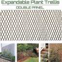 Glant Lattice Fence Expandable Plant Climbing Lattices Trellis Fence,Open Screen Fencing,Trellis Fence (2)