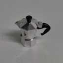 Bialetti - Moka Express: Iconic Stovetop Espresso Maker, Makes Real Italian Coffee, Moka Pot 1 Cup (2 Oz - 60 Ml), Aluminium, Silver