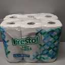 Amazon Brand - Presto! Flex-a-Size Paper Towels, 158 Sheet Huge Roll, 12 Rolls (1 Pack of 6),  Regular Rolls, White