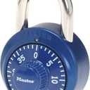 Master Lock 1530DCM School or Gym Locker Lock Combination Padlock, Back to School Essential, Pack of 1, Blue