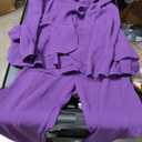 Purple Pants Suit, Medium 
