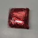 50FT Red Tinsel Christmas Garland Metallic Twist Garland Shiny Hanging Tinsel for Christmas Tree Party Supplies Indoor Outdoor Home Xmas Decoration (Red)