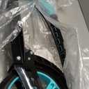 Kick Scooter for Kids 8-12, Teens & Adults, Foldable, Hand & Foot Brake | Lightweight for easy carrying. Shock-absorbing wheels smooth out bumps. 240 lbs and 4-Level Height for growing riders.