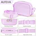 Easter basket stuffers,Crossbody Bags for Women and Girls,PU Leather Small Purse with Initial A-Z - Easter Gifts for Girls, Birthday Graduations Gifts for Her