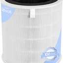 LEVOIT LV-H135 Replacement Filter, Genuine Air Purifier Filters, High-Efficiency Activated Carbon for Removal of Smoke, Odor, Allergens, Pollen, LV-H135-RF, White,1 Pack