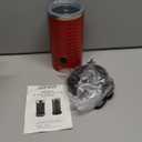 Milk Frother, 4 IN 1 Multifunction Electric Milk Steamer for Hot & Cold Froth, Automatic Milk Foamer with Two Whisks for Frothing and Heating Milk, Auto-off Coffee Frother, Gretess, Red, JC-A2R