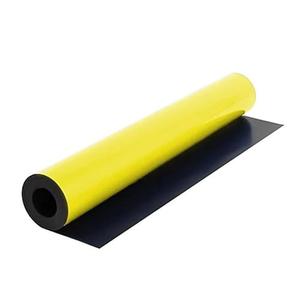 Flexible Matt Yellow Magnetic Sheet - 24inch × 5ft