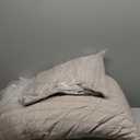 Love's cabin Seersucker Burlwood King Size Comforter Set 7 Pieces, King Bed in a Bag, All Season Bedding Set with Comforter, Flat Sheet, Fitted Sheet, Pillowcase and Pillow Sham (King (102"X90"))