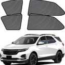 ZATOOTO Car Window Shades for Equinox 2018-2024, Car Window Cover for Baby Sun Shade Blocker Breathable Mesh Reduce UV Rays and Heat Insulation, Privacy Protection for Camping Rest