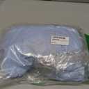 Women's Oversize Workout Crop Tops Casual Short Sleeve Drop Shoulder Boxy T-Shirts Roll Hem Basic Loose Yoga Running Tees (Medium, Baby Blue)