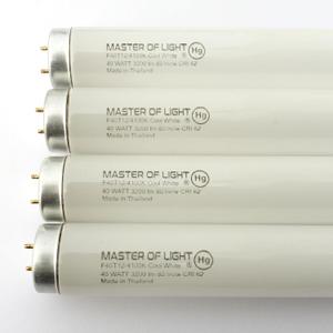 F40CW (4 Pack) 4ft Fluorescent Tube Light Bulb 40W 40 Watt T12 Cool White 4100K 1.5 Diameter Replaces F40T12/CW F40T12 F40XL/SP41 F40/SPX41 F40/SP41/ECO F40SP41 F40CWX, F40 CW Supreme (4)
