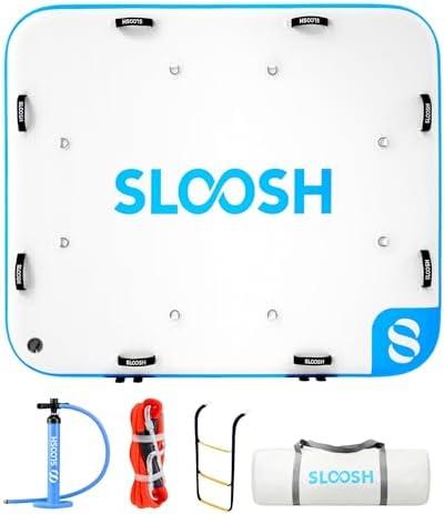 Amazon.com : SLOOSH Inflatable Floating Dock, Inflatable Dock Floating Platform, Portable Air Dock Platform Fit for Pool, Lake, Beach with Non-Slip Surface : Sports & Outdoors