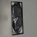 Silk Cordless Heated Eye Mask, Washable Heat Eye Compress for Dry Eye Electric Eye Heating Pad Warm Eye Mask for Eye Fatigue Stye Sinus Blepharitis MGD Gifts for Men Women (Black)