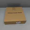 STARVAST 4 Pack Metal Stand for Chicken Feeder Waterer, Heavy Duty Round Chicken Water Feeder Stand Holder, Iron Supports Rack with 4 Legs for Coop Poultry Indoor Outdoor