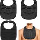 Oudain 3 Pcs Tracheostomy Shower Cover Waterproof Laryngectomy Neck Stoma Protector Breathable Adjustable Tracheotomy Cover (Black)