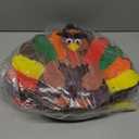 VinTS Turkey Piata,Large Thanksgiving Piata with Blindfold and Stick for Thanksgiving Autumn Fall Party Birthday Party School Activities Turkey Theme Carnival Decor(16.5x13.3x3.15in)
