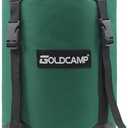GOLDCAMP Sleeping Bag Stuff Sack, XL Compression Sack, Great for Backpacking and Camping (Green, XL)