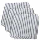 Wowouhiya Navy Blue Striped Couch Cushion Covers, Stretch Sofa Cover with Elastic Bottom, Navy Blue White Stripes Farmhouse Sofa Slipcovers Protector Washable Chair/Sofa Cushion Covers for Pets S-3Pcs