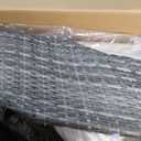 6-Piece Wicker Patio Conversation Set Retractable Canopy with White Cushions