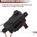 X AUTOHAUX Fuel Flap Actuator 4L0862153D for Audi Q7 Q3 A7 A6 S7 S6 RS7 RS5 2.0L 3.0L 4.0L Fuel Flap Door Cap Release Lock Actuator Fuel Filler Door Opener Actuator 2 Pin