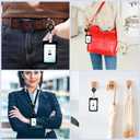 Be Kind Id Badge Holder with Lanyard,Retractable Badge Holders Reels,Breakaway Lanyards for ID Badges,Cute Fashion Key Chain Keychains,Badge Clips for School Office