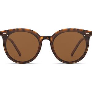 Livho Polarized Sunglasses, Retro & Oversized Shades for Women with Round Lenses