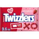 TWIZZLERS Twists Strawberry Flavored Candy, Valentine's, 9.6 oz Bag Set of 5, Best By 12/2026
