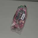 Reflective Dog Collar Padded with Soft Neoprene Breathable Adjustable Nylon Dog Collars for Small Medium Large Dogs (Small (Pack of 1), Pink Plaid Collar+Leash)