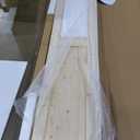 36"x84" Bi fold Barn Door with 30" Bifold Barn Door Hardware Kit for 2 Doors, No-Assembly Solid Spruce Wood Folding Doors, and Double Sided Handle Pulls Included