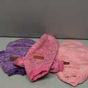 2 Pcs Dog Sweaters for Small Dogs Girl Boy Winter Fleece Clothes Warm Soft Dog Sweatshirt Outfit for Dogs Cats Pet Apparel (S (Back: 11.8",Chest: 15.7", 5.5-10Ibs), Pink+ Purple)