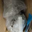 Amazon Basics Rectangular Farmhouse Wall-Mounted Coat Rack for Entryway and Bedroom, Storage Organizer, 5 Hooks, White