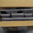 Dog Stairs for Small Dogs 16'' H, Foldable Pet Steps for High Bed, Non-Slip 3-Step Cat Stairs with Storage, Condo and Fluffy Ball, Small Dog Indoor Ramp for Couch Window