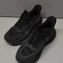 ALLSWIFIT Women's Slip On Walking Shoes Hands-Free Cushion Running Tennis ActiveSolid Non-Slip Comfortable Workout Gym Athletic Fashion Sneakers (7.5, Black)