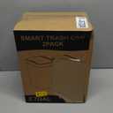 2 Pack 2.7 Gal Bathroom Trash Can with Lid, Automatic Trash Can Small Smart Garbage Can Touchless, Slim Motion Sensor Waterproof Plastic Trash Bins for Bedroom Office Kitchen Toilet (White)