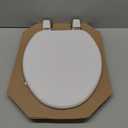 Bemis 1400TTA Economy Durable Wood Toilet Seat, Made in USA, Elongated, White