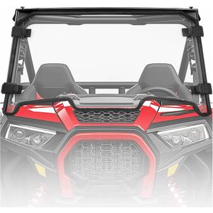ECOTRIC Full Windshield Compatible with 2019-2023 Polaris RZR XP 1000 /XP 4 1000/XP Turbo/XP 4 Turbo Heavy Duty Windscreen Scratch Resistant