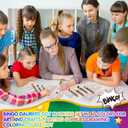 Crtiin 80 Pack Dot Markers 40 Assorted Colors Daubers 0.4 oz Dot Marker Art Bulk Bingo Game Supplies for Toddlers Kids Preschool Adults Classroom DIY Painting Coloring Drawing Craft Gift (Rainbow)