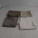 MIULEE Pack of 4 Decorative Textured Boucle Throw Pillow Covers 20x20 Inch Neutral Accent Solid Pillow Cases Soft Couch Cushion Covers for Modern Farmhouse Boho Chair Sofa Bed Livingroom Home Decor