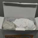 QPAU Inflatable Toddler Travel Bed with Tent  Lightweight Blow Up Kids Air Mattress with Hand Pump  Indoor & Outdoor Portable Sleeping Solution for Camping, Travel, Home, Grandmas  Ages 3+ (A-Khaki Gray)