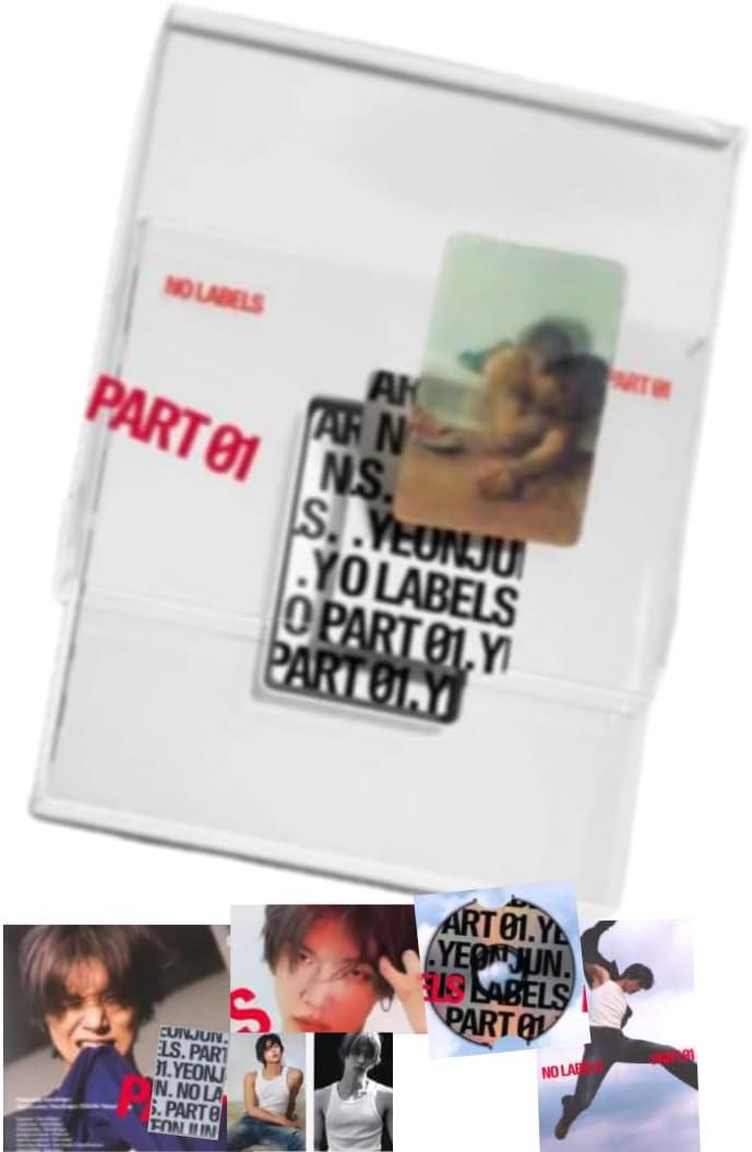 YEONJUN NO LABELS: PART 01 1st Mini Album [SET-UP B Ver] CD + 36Card Set + Photocard + Sticker + Poster (Talk to You) TXT