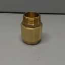 1-1/4 Inch Check Valve for Well Pump, Lead-Free Brass, One-Way Backflow Prevention, 1.25" NPT Male Inlet  1.25" FNPT Female Outlet