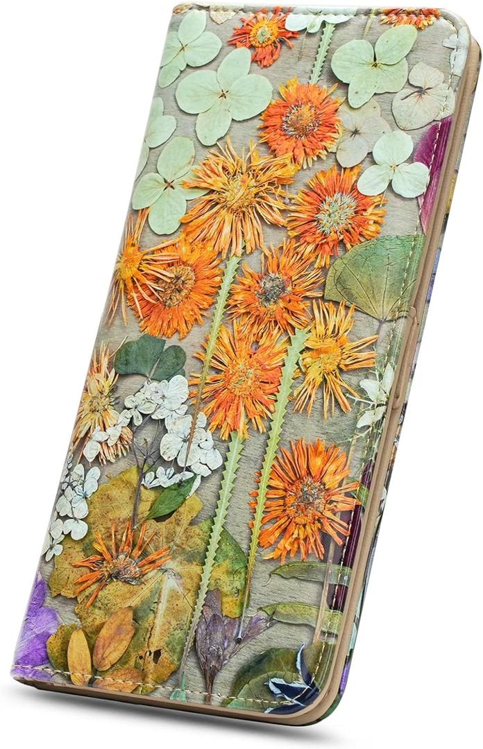 APHISON Wallet Women Ultra Slim Thin Leather Womens Wallet RFID Blocking Credit Card Holder Bifold Clutch Long Ladies Billfold (126 Z103)