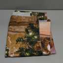 Funnytree 7x5ft Christmas Fireplace Backdrop Interior Vintage Xmas Tree Stockings Photography Background Portrait Photobooth Party Banner Decorations Photo Studio Props