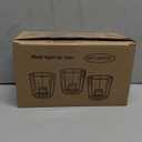 24 Pack LED Light Up Shot Glasses - Glow in the Dark Reusable Plastic Party Cups with Flashing Lights, 2OZ for Adults Birthday Christmas Halloween Bar Easter (Party Favors Supplies)