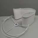 OUTON Beige Large Drum Lamp Shades for Floor Lamps, 16" Top x16" Bottom x 9" High, Easy to Assemble, Replacement Linen Lampshades for Table Lamps & Bedside Lamps (1.65" Spider)