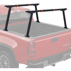 Truck Ladder Rack, Universal Aluminum Truck Bed Rack for Pickup,Adjustable Length 70-79 in,Height 28In,Real 1000LB Capacity Truck Bed Rack Set for Kayak, Surfboard, Lumber, Ladder